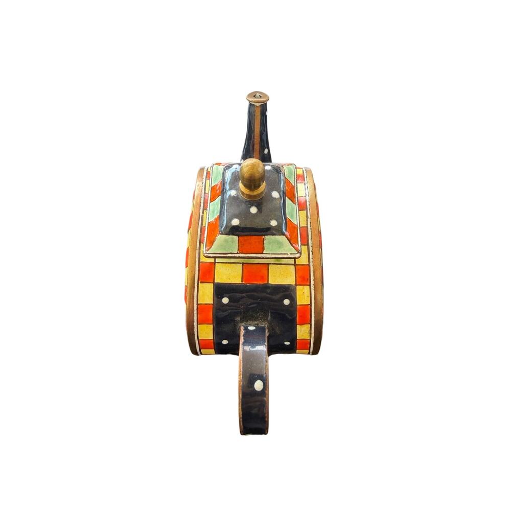 kelvin chen miniature enamel teapot Retro angel - Picture 2 of 4